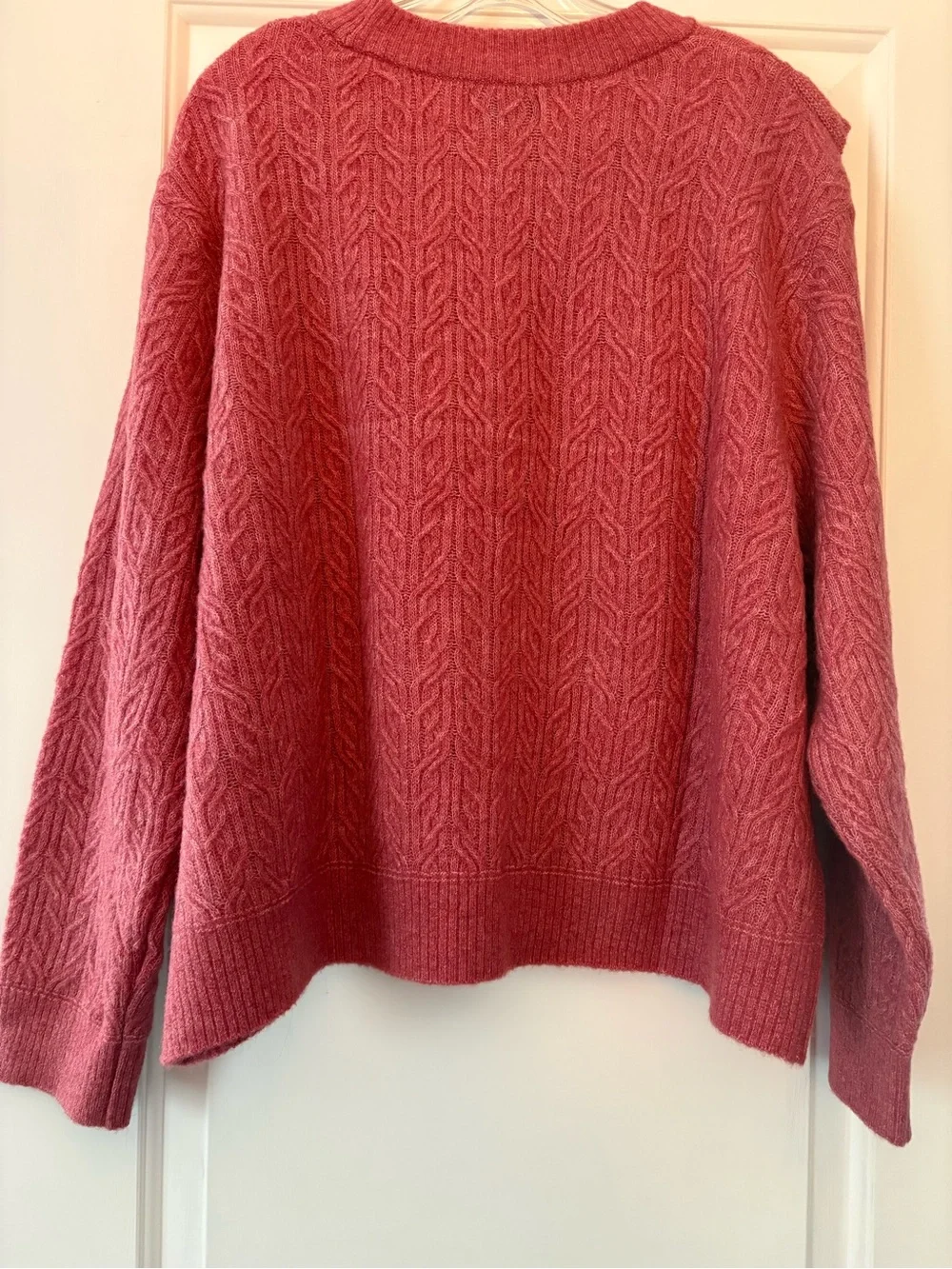 NWT Old Navy Wool-Blend Cropped Ruffle Sweater